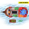 Dickie Toys 203778000 - Pirate Ship - Pirate Ship from Dickie Toys with Freewheel, Lights and Sound and 1 Diecast Car that Comes in Two Different Designs, From 3 Years view 4