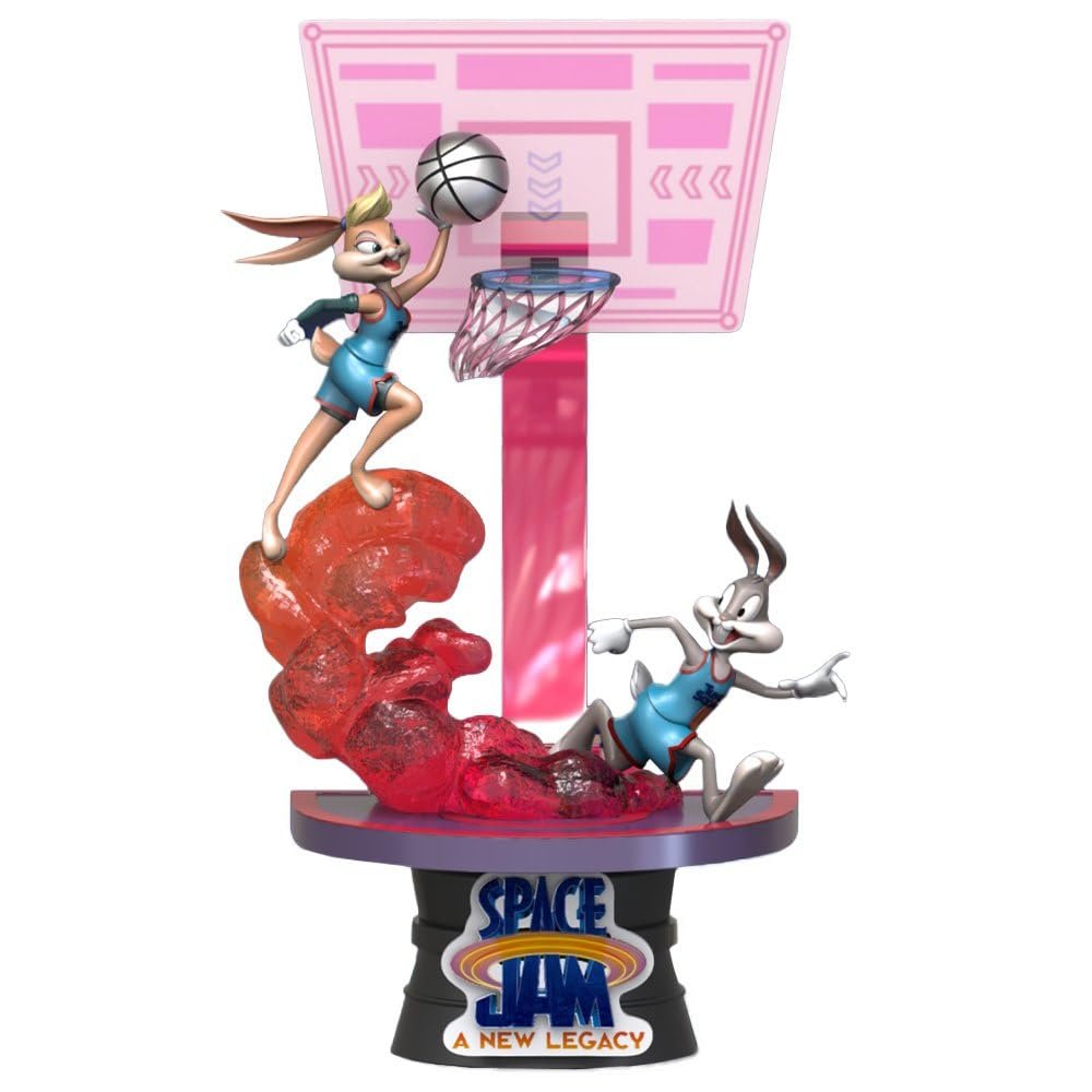 Beast Kingdom DS-072 Warner Bros. Space Jam A New Legacy: Lola Bunny & Bugs Bunny Diorama Stage D-Stage Figure Statue (Standard Version)