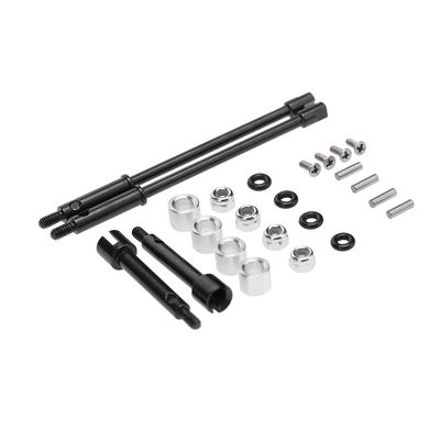 1 Set RC Wheel Hub Metal Wheel Axle Set Replacement for Axial SCX24 90081 AXI00001/2 1:24
