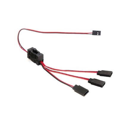 MOOKEENONE 1/10 RC Crawler Car Light Cable with Switch for SCX10 TRX-4