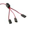 MOOKEENONE 1/10 RC Crawler Car Light Cable with Switch for SCX10 TRX-4 view 3
