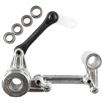 GDOOL C12018 Steering Rob & Steering Engine Connecting Rod Parts C12029 Spare Parts for 1:10 X07 X08 F10 Brushless RC Cars X05 FY-11 X-03MAX X-04MAX Brushed Trucks