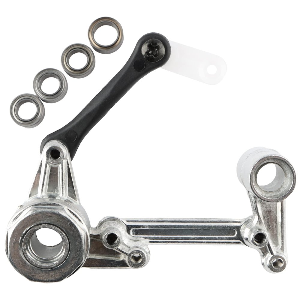 GDOOL C12018 Steering Rob & Steering Engine Connecting Rod Parts C12029 Spare Parts for 1:10 X07 X08 F10 Brushless RC Cars X05 FY-11 X-03MAX X-04MAX Brushed Trucks