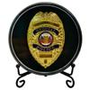 Kudos Badge Display Case with Stand - Shadow Box for Policeman, Fire Badge - Badge Holder Gift for Police, Cop, Security Officer or Firefighter view 4