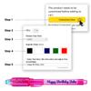 Personalized Invisible Disappearing Ink Pen Marker, Custom Secret Spy Message Writer with UV Light, Fun Activity Entertainment for Kid Party Favors Ideas Gifts and Stock Stuffers, 24 Pack, Pink view 3