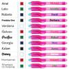 Personalized Invisible Disappearing Ink Pen Marker, Custom Secret Spy Message Writer with UV Light, Fun Activity Entertainment for Kid Party Favors Ideas Gifts and Stock Stuffers, 24 Pack, Pink view 4