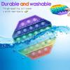 Colorful Pop It Fidget Toys, Big Push Pop Its Bubble Fidget Sensory Toy, Autism Special Needs view 2