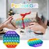 Colorful Pop It Fidget Toys, Big Push Pop Its Bubble Fidget Sensory Toy, Autism Special Needs view 3