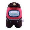 Among Us Series3 Plush  7 Pink Crewmate with Brown Miner Costume (Official Just Toys Licensed) view 1