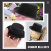NUOBESTY 12pcs Miniature Cowboy Hats for Dolls Adorable Felt Craft Doll Accessories for Dollhouse Decoration Birthday Parties and Creative Projects view 4