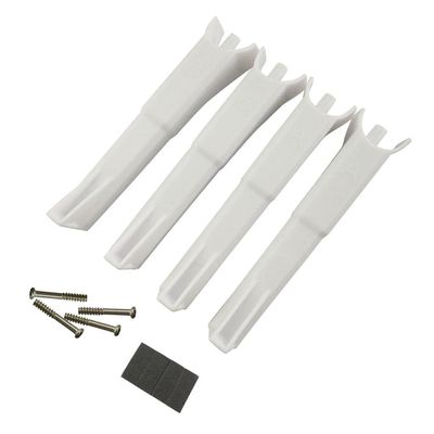 ABZEKH Drone Accessories for 4 Pieces Plastic for RC Drone Aircraft Landing Gear Undercarriage Protection Set for MJX B2C B2W Bugs 2 Spare Parts (Color : White)