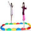 bintiva 20 Piece Tactile Balance Beam for Children - 8 Straight Pieces - 8 Curved Pieces - 4 Square Connectors - Unlimited Path Options view 2