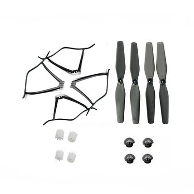 ABZEKH Drone Accessories for 8807 8807W 8807HW for A6 A6W for RC Quadcopter Drone Blade Propeller Protection Fram Gear Motor Gear etc Spare Parts (Color : White)