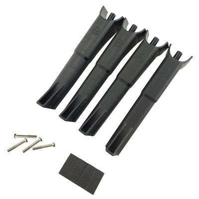 ABZEKH Drone Accessories for 4 Pieces Plastic for RC Drone Aircraft Landing Gear Undercarriage Protection Set for MJX B2C B2W Bugs 2 Spare Parts (Color : Black)