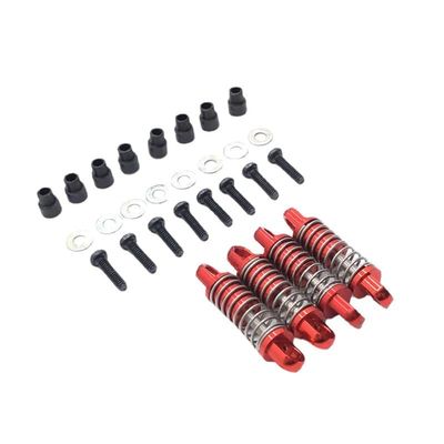 KRYDN Suitable for WLtoys 284131 K969 K979 K989 K999 P929 P939 RC Car Upgrade Metal Parts, Modified Metal Shock Absorber Set ( Color : Red )