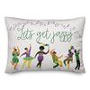Creative Products Jazz Parade Throw Pillow | Decorative Pillows for Living Room Couch Bed Sofa, Fluffy Soft Cushion | Multi, 14x20 view 1