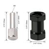 KingVal Replacement 4PCS 12mm Wheel Hex Hub with 20mm Offset Extension Hex Drive Adaptor RC Parts Compatible with Axial Scx10 D90 Wraith 1/10 RC Crawler Car view 2