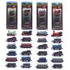 CORPER TOYS 4 Packs (24 Pieces) Pull Back Model Diecast Mini Train Toys Playset for 3 4 5 6 Year Old Boys Girls, Steam Train with Linkable Cars for Birthday Gifts view 1