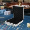 Yardwe Club Poker Chip Holder Poker Chip Case Empty Aluminum 300 Poker Chip Carrier Large Capacity Poker Cards Holder Storage Case Poker Chips view 3