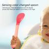 Agatige Suction Bowls for Baby, Children Slip Resistant Feeding Bowls with Sensing Spoon Cover for Home(Pink) view 2