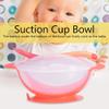 Agatige Suction Bowls for Baby, Children Slip Resistant Feeding Bowls with Sensing Spoon Cover for Home(Pink) view 4