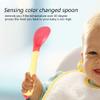 Agatige Suction Bowls for Baby, Children Slip Resistant Feeding Bowls with Sensing Spoon Cover for Home(Yellow) view 2