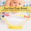 Agatige Suction Bowls for Baby, Children Slip Resistant Feeding Bowls with Sensing Spoon Cover for Home(Yellow) view 4