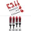 HobbyPark RC Shocks and Aluminum Caster Blocks, Steering Blocks, Stub Axle Carrier Knuckles for Traxxas Slash 4x4 view 1