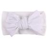 Baby Solid Headwear Girls Accessories Bow Kids Velvet Hair Headband Band Baby Care Baby Girl Button (White #2, One Size) view 1