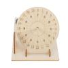 Baluue DIY Sundial Clock Kit Wooden Scientific Model Educational Toy for Kids Solar Shadow Time Learning Activity view 1