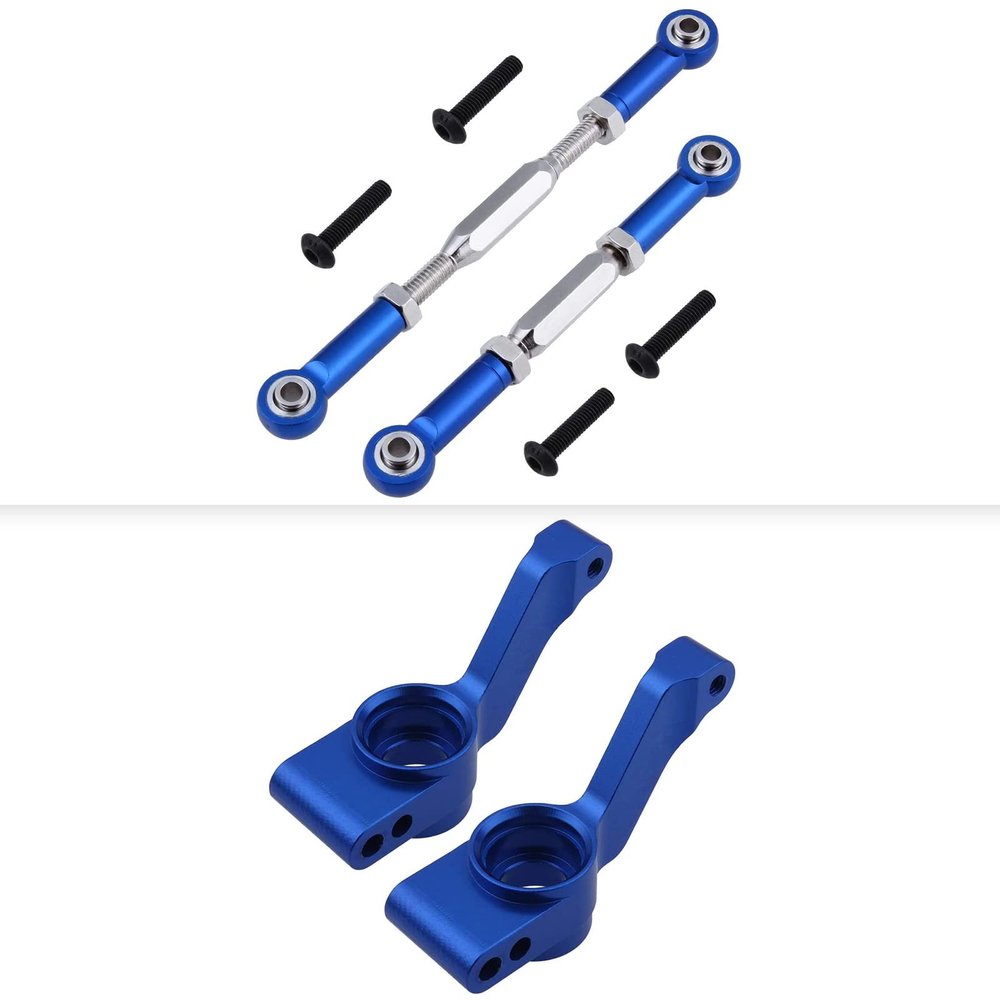 HobbyPark Aluminum Stub Axle Carrier and Links for Traxxas Slash 4x4 Upgrades