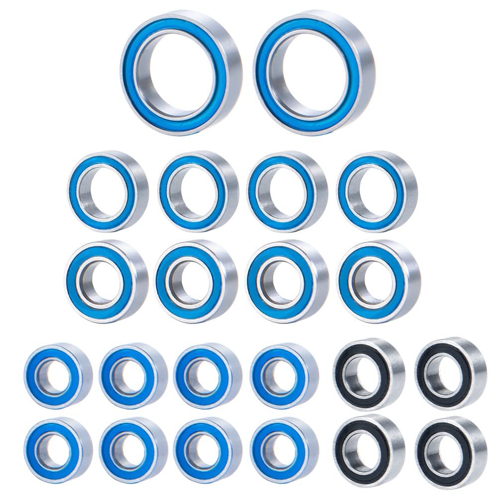 1 Set/22PCS Steel RC Car Precision Sealed Ball Bearing Kit for TRX4M 1/18th RC Crawler Car Upgrades Parts
