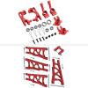 HobbyPark Aluminum Suspension Arms and Caster Blocks, Steering Blocks, Stub Axle Carrier Knuckles for Traxxas Slash 4x4 Upgrades view 1