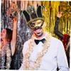 GALPADA Venetian Mask Masquerade Mask Halloween Carnival Party Vintage Fancy Dress Ball Dress Up for Men view 3
