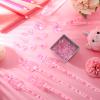 74 Pieces Baby Shower Pacifiers 24 Necklace Acrylic Plastic Pacifiers Baby Shower Game 50 Mini Plastic Charm Bulk for Party Decorations Games Table Scatter(Pink) view 4