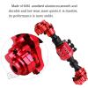 Rcarmumb Axle Housing Set Upgrades Part for 1/10 TRX4,Aluminum Front Rear Axle Housing Upgrades Part,Replace Original Plastic Axles Housing,Red view 4