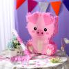 Sratte Piata Bundle with a Blindfold and Bat (16 x 12 x 3 Inches), Cute Animal Piata for Birthday Party Toys Decoration for Animal Theme Birthday Party Game Supplies Photo Prop(Piggy) view 4