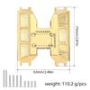 Brass Chassis Gearbox Skid Plate Transmission Mount for Axial 1/18 Axial Capra UTB18 RTR Car RC Crawler Upgrade Parts view 2
