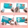 ZIZICG 28Pack Valentine Mochi Squishy Toys with Valentines Day Cards for Kids School, Kids Valentine's Day Cards Exchange Gift for School Classroom view 3