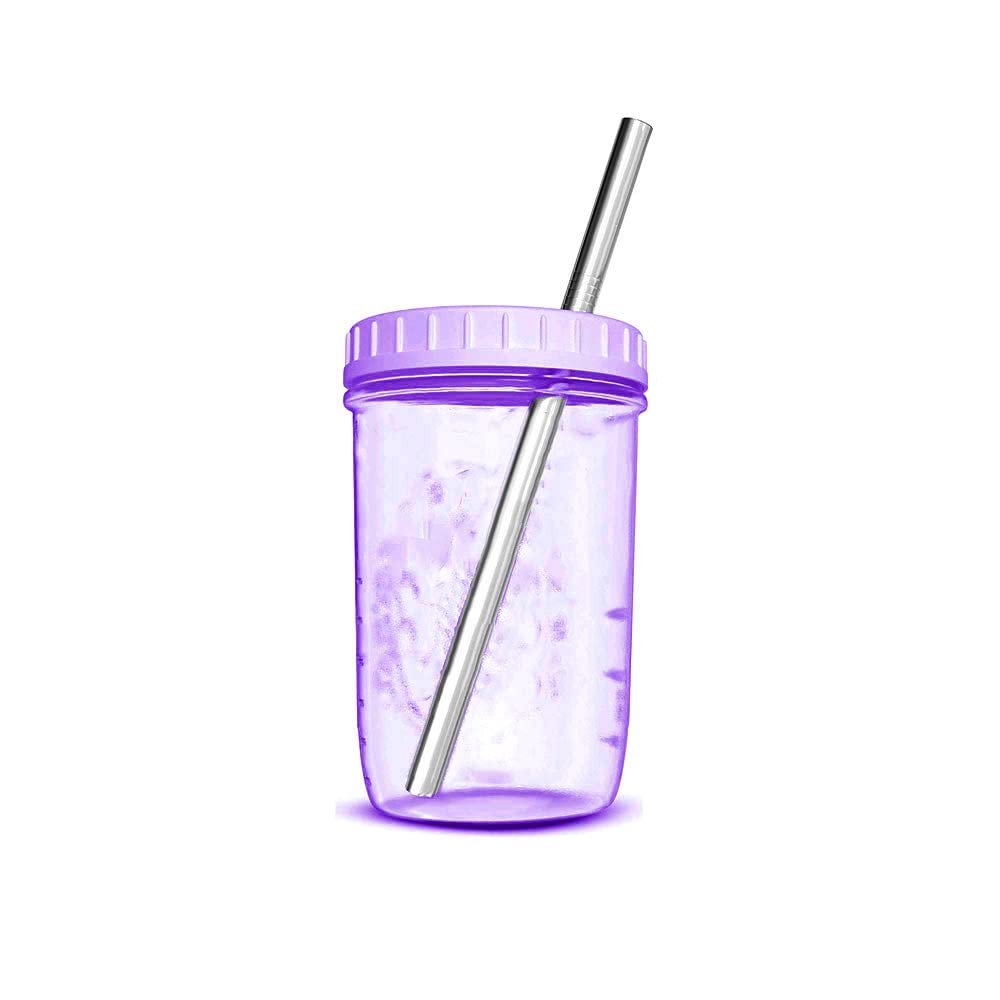 Wide Mouth Cups with Purple