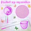 24 Pcs Kids Telescopic Butterfly Fishing Nets Insect Net Bug Net Insect Catching Nets Outdoor Tools for Catching Butterfly Insects Bug Fish Ladybird Nets, Extendable from 15 Inch to 34 Inch (Colorful) view 3