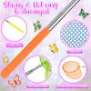 24 Pcs Kids Telescopic Butterfly Fishing Nets Insect Net Bug Net Insect Catching Nets Outdoor Tools for Catching Butterfly Insects Bug Fish Ladybird Nets, Extendable from 15 Inch to 34 Inch (Colorful) view 4