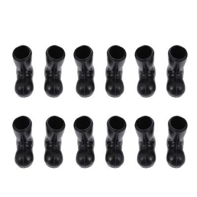 Toddmomy 12pcs Christmas Boots Model Santa Mini Shoe Models Fairy Gardens Decoration Miniature Shoes Adornments Tiny Miniature Dollhouse Home Table Decor