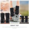 Toddmomy 12pcs Christmas Boots Model Santa Mini Shoe Models Fairy Gardens Decoration Miniature Shoes Adornments Tiny Miniature Dollhouse Home Table Decor view 3