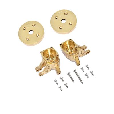 GPM for Axial AXI03007 SCX10 III Jeep Wrangler AXI03007/Capra 1.9 UTB -AXI03004 Copper Heavy Duty Front Steering Cup Set