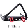 RC Front Bumper with Winch Mount & RC Car Body Clips with Pull Tabs (4-Pack) for Axial SCX10 & SCX10 II Redcat Gen7 Gen 8 view 4