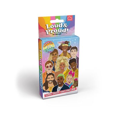 Bubblegum Stuff Loud & Proud The Game LGBTQ+ Speedy Spoons Card Game Collect A Set and Snatch A Flag Fast and Fun Game for The Whole Family