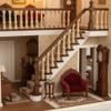 COHEALI 36 pcs 1:12 Wooden Dollhouse Handrail Mini, Miniature Wooden Handrails Unfinished Beige Spindles for Dollhouse Furniture DIY Craft Accessories view 3