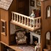 COHEALI 36 pcs 1:12 Wooden Dollhouse Handrail Mini, Miniature Wooden Handrails Unfinished Beige Spindles for Dollhouse Furniture DIY Craft Accessories view 4