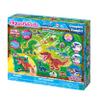 Aquabeads Dinosaur World - Arts & Crafts Kit for Kids Ages 4+ - Includes Over 1200 Shiny Beads, Layout Tray, Sprayer, Creation Display, Design Pegs, Keychain Accessories, and Template Sheet view 1